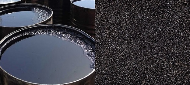 Black bitumen asphaltum raw hydrocarbon material