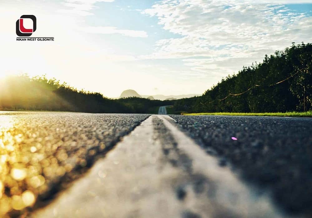 Gilsonite powder used as natural bitumen modifier in hot mix asphalt