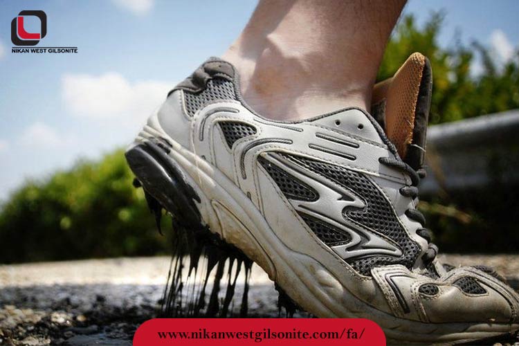 پاک کردن قیر از روی کفش